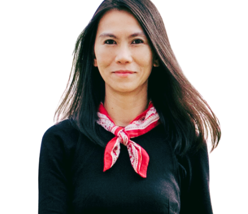 Frida Selfie_square_tie red_trans - Frida Sam