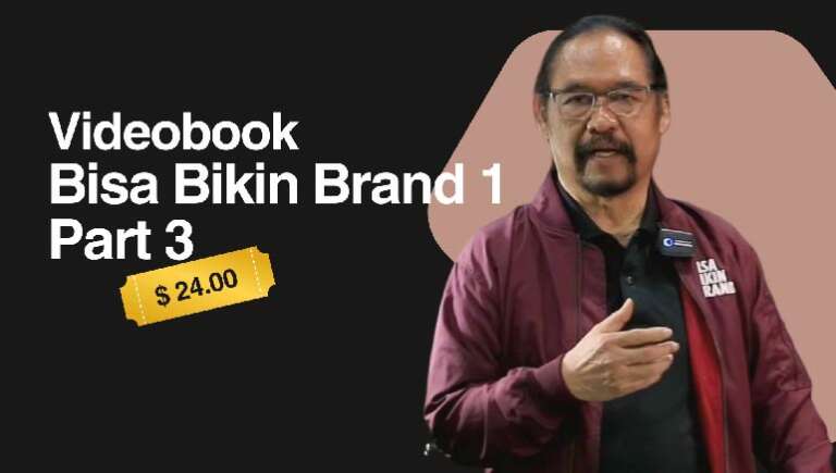 Subiakto Priosoedarsono (SCP) – Videobook Bisa Bikin Brand 1 Part 3 – Cover Part 3