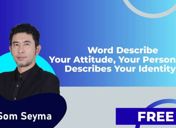 Word describe your attitude your personality describes your identity