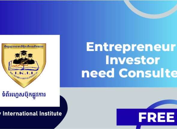 Entrepreneur Investor need Consulter