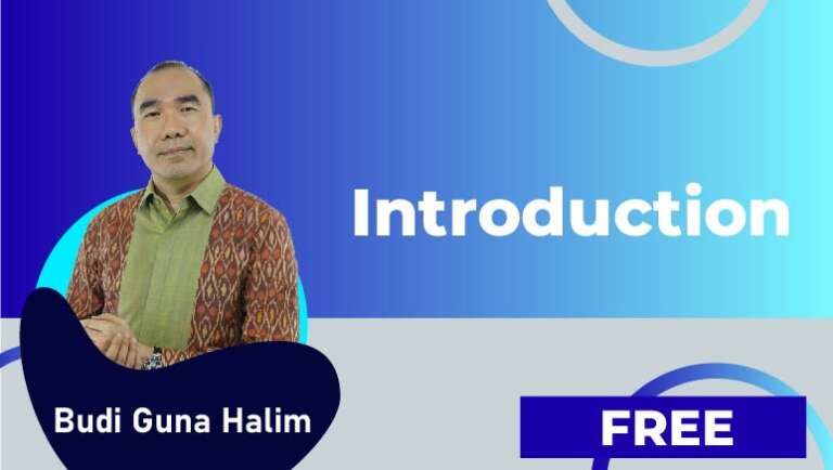 Budi Guna Halim – Introduction
