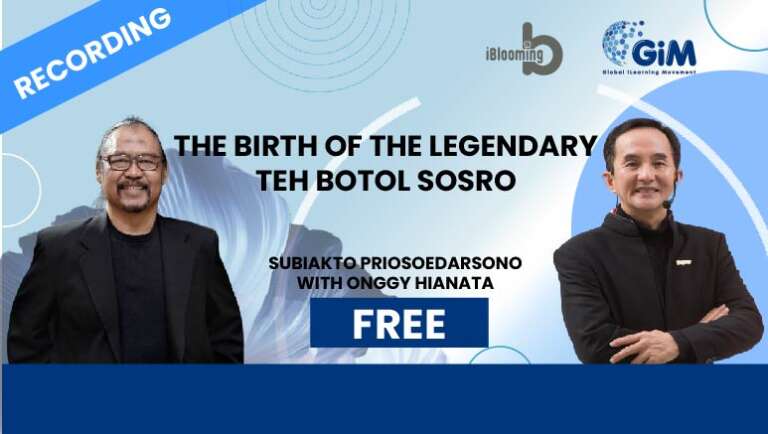 Subiakto Priosoedarsono with Onggy Hianata – The Birth of The Legendary Teh Botol Sosro