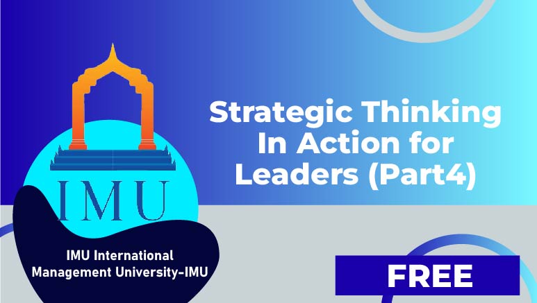 Strategic Thinking In Action for Leaders Part4