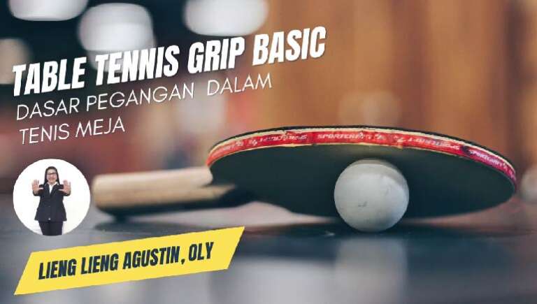 Lieng Lieng Agustin, OLY – Table Tennis  Grip basic