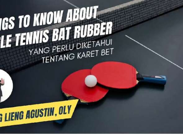 Things to know about table tennis rubber bat