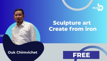Ouk Chimvichet – Sculpture Art Create From Iron
